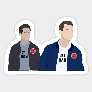 Casey & Gallo #1 Dad Sticker